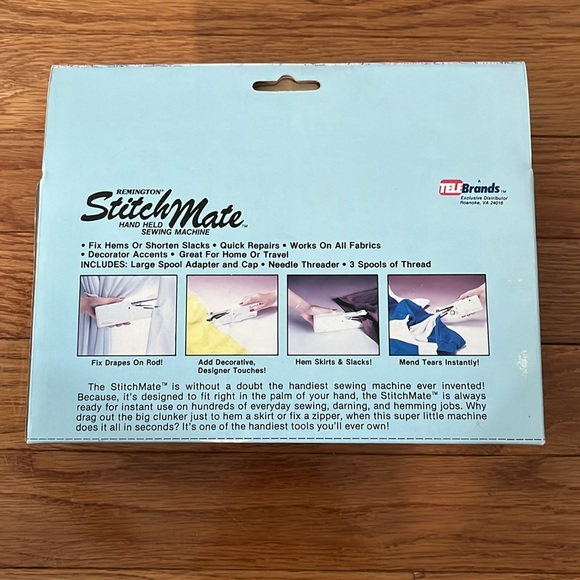 Vintage Remington StitchMate Handheld Sewing Machine New in Box - Picture 3 of 4
